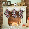 Blueangle Sugar Skull Flower Christmas Stockings 17.7 Inch Gift Holders