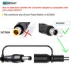 DC5521 5.5mm x 2.1mm Connector to DC8020 Adapter for Solar
