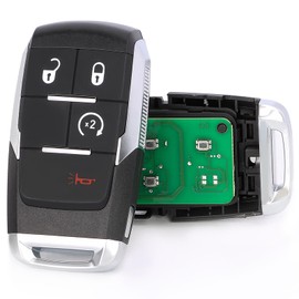 Aichiyu Keyless Entry Smart Remote Key Fob Replacement for Ram 2500, 3500, 4500, 5500 2019 2020 2021 2022 2023 2024 433MHz FCC ID: GQ4-76T, GQ476T, P/N: 68538048AB