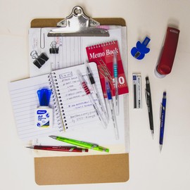 BAZIC Dayton Black Rollerball Pen with Metal Clip (3/Pack)