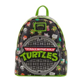 TMNT Sewer Cap AOP Loungefly Mini Backpack Standard