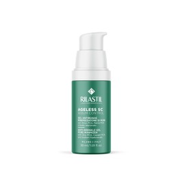 Rilastil Ageless SC Gel Antirughe Minimizzatore Di Pori, con Zinco PCA, Rame PCA e Sodio Ialuronato, Antietà per Pelle Mista e Grassa, 30ml