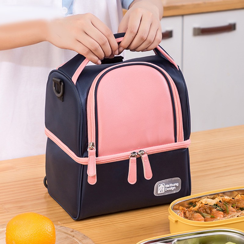 Breastmilk Cooler Backpack Fashion Double Layer Thickening Thermal Insulation Retain