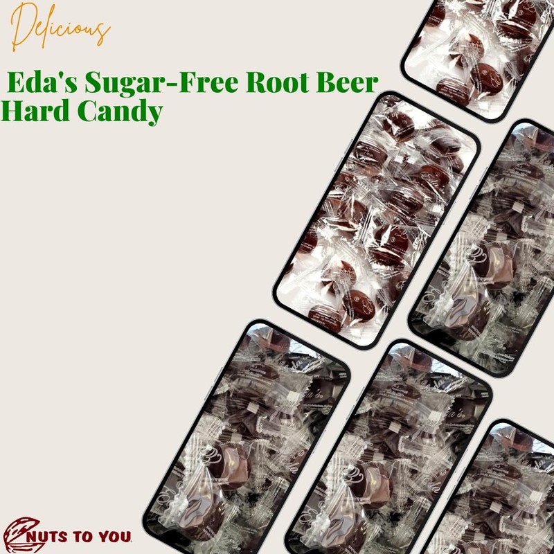 1LB Eda's Sugar Free Root Beer Hard Candy by Nuts