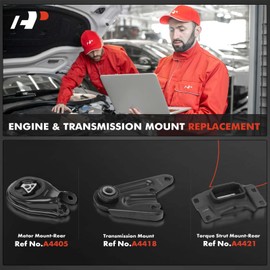 A-Premium 3PCS Engine Motor Mount and Transmission Mount and Torque Strut Mount Kit Compatible with Mazda 3 2010-2013, 5 2012-2015, 3 Sport 2011-2013, 2.0L 2.5L, Automatic Transmission