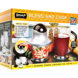 National TV Products Snap Professional Blend and Chop 8-Piece Food Preparation System