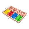 Natureich Montessori Mathematics Toy Material Made of Wood Disposable Table