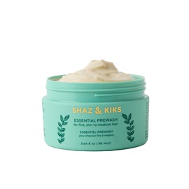 SHAZ & KIKS Essential Prewash Mask for Fine, Thin to Medium Hair | Scalp & Hair Mask Delivering 35+ Essential Nutrients to Build Long-term Health | Stimulate Growth & Thicken Fine Strands, 3.04 oz