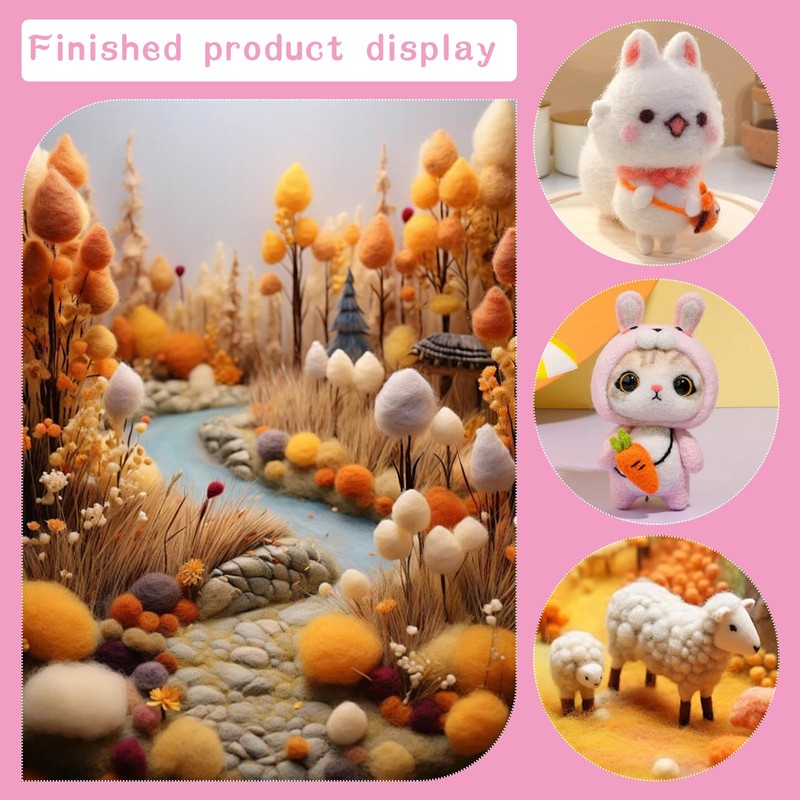 Complete Wool Felting Tools, Needle Felting Kit, Needle Felting Tools