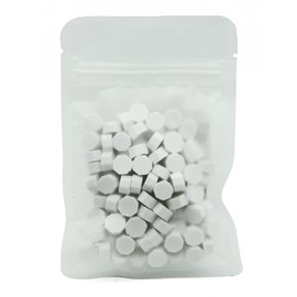 100 Sealing Wax Beads White 12.5cm*9cm*1cm (Pure White)