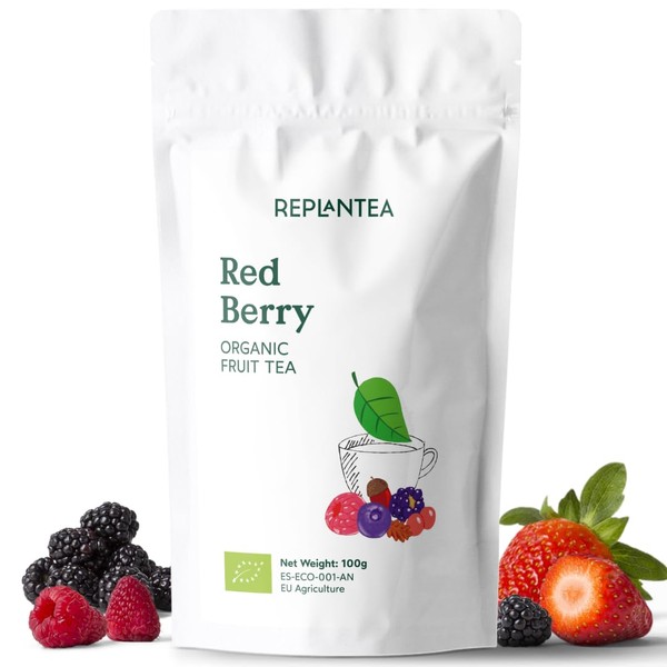 Red Berry Tea Loose Organic 100g (50 Cups) | Caffeine