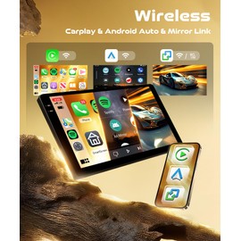 Orderich 4G+128G Android Car Radio for Honda Accord 2003-2007 with Wireless CarPlay Android Auto, 10 Inch Touchscreen Car Stereo Mirror Link GPS Navigation WiFi Bluetooth FM RDS EQ SWC Backup Camera