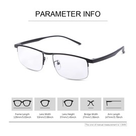 LJIMI Photochromic Progressive Multifocus Reading Glasses Multifocal Transition Sun Readers for Men Women UV400 Protection Sunglasses Blue Light Blocking Computer Eyeglasses Anti Glare Eyewear Shade