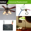YukiHalu Ceiling Fan Pull Chain Switch 3 Speed 4 Pre-Installed