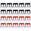 VILLCASE 20pcs 3-Postion Jumper Block Terminal Strips, Fork Type Terminal