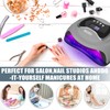 MULEVIP UV Lamp for Gel Nails 180 W UV Lamp