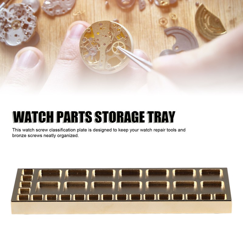 Watch Screw Storage Tray Brass Efficient Organization Multipurpose Durable Tray