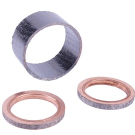 Chamixx Exhaust Muffler Pipe Gasket 3YF-14613-01-00 5Y1-14613-00-00 Compatible with Yamaha Rhino 660 YXR660F 4X4 2004-2007 Grizzly 660 YFM660F 4X4