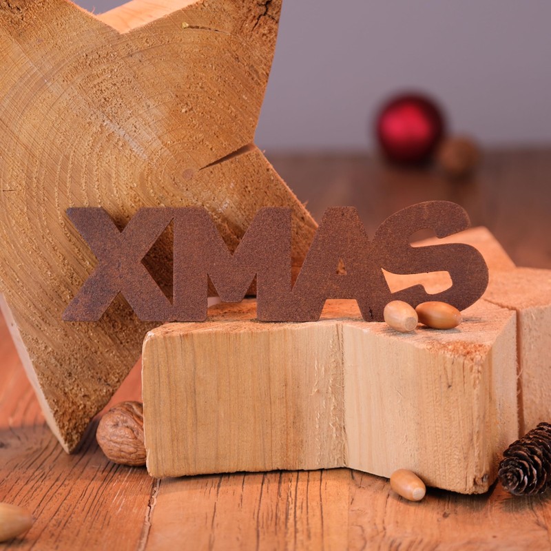 Deko Kind - Rusty Xmas Letters - 21 x 6