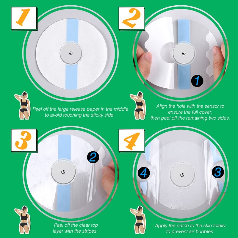 Nuanchu 48 Pack Shower Waterproof Patch Transparent Adhesive Patches Waterproof