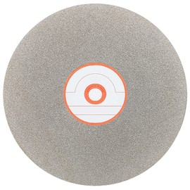 CAQUXIL Diamond Flat Lap Disc 6 Inch 180 Grit, 1/2 Inch Arbor, Diamond Flat Lap Wheel for Gemstone Glass Ceramics, Grinding Sanding Disc, Lapping Polishing Disc