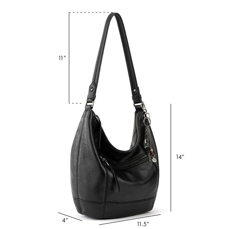 The Sak Sequoia Hobo Bag in Leather, Single Shoulder Strap,