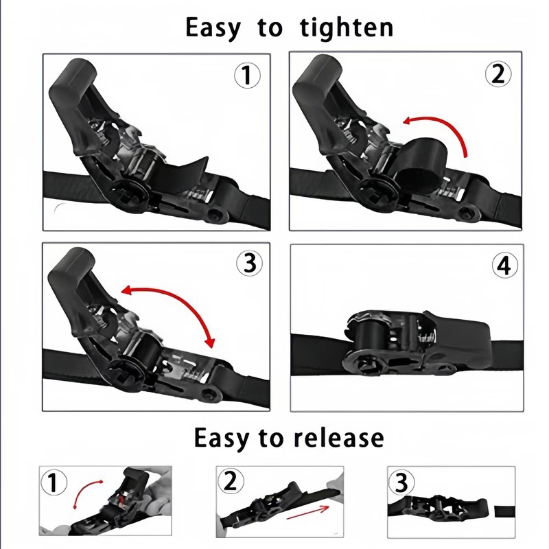 Endless Ratchet Tie Down Straps Heavy Duty Cargo Tie Downs,