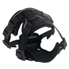 Cat Harness and Leash, Adjustable Breathable Vest Escape-Proof with Reflective Strips for Small Cats & Puppies Black S