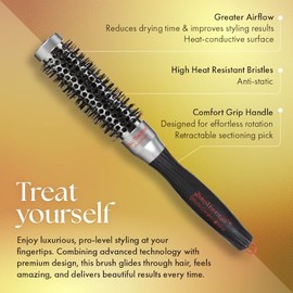 Olivia Garden ProThermal Professional Anti-Static Collection Brush (T-25 1")