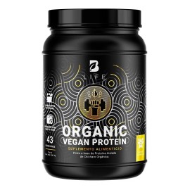 Proteína Orgánica Vegana De 3 Lbs Sabores. B Life Sabor Vainilla