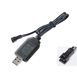 Aliwisdom Universal RC Charger Cable with SM-2P Plug Connector for (4-8s) 4.8V 6V 7.2V 8.4V 9.6V Ni-MH/Ni-CD Battery Pack, Compatible RC Car/Boat/Plane/Drone/Tank (8.4V)
