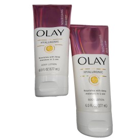 OLAY Hyaluronic Glycerin Vitamin B3 Nourishing Body Lotion 6 fl. oz. LOT of 2