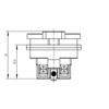 HOLZER Surface-Mounted Sockets, IP44, Cavity Sockets, Schuko Mounting Sockets, 16
