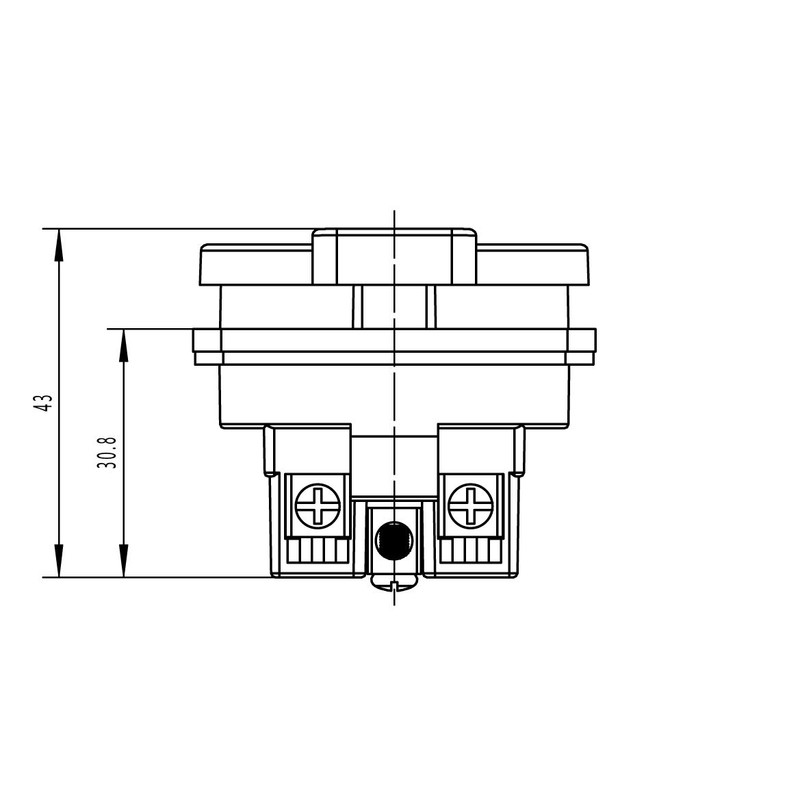 HOLZER Surface-Mounted Sockets, IP44, Cavity Sockets, Schuko Mounting Sockets, 16
