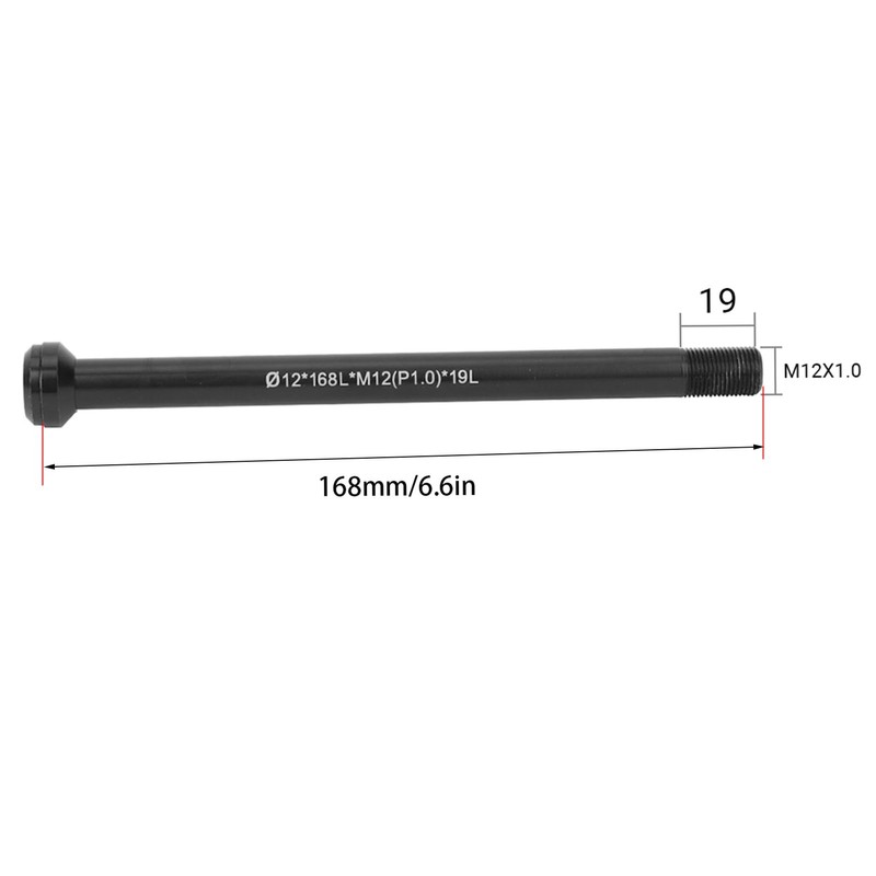 Bicycle Fork Thru Axle, 142 x 12 mm Thru Axle