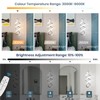 Modern Led Pendant Light Fixture, 15W Chrome Spiral Led Chandelier