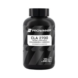 PROWINNER | CLA-2700, Suplemento Alimenticio, Ácido Linoleico Conjugado + L-Arginina, L-Carnitina y Té Verde, 120 Cápsulas de 690mg