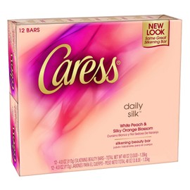 Caress Nature's Daily Silk Beauty Bar Soap - 12/4oz by Caress
