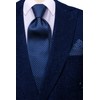 Hi-Tie Mens Tie Lapel Pin Set Pocket Square Cufflinks Woven