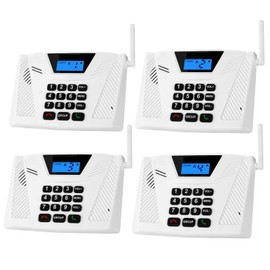 SANZUCO Intercoms Wireless for Home Upgraded, Hands Free Intercom 5300ft, Real-Time Two Way Intercoms for Home with Group Call, Full Duplex Wireless Intercom System for Business Office(4 Pack)