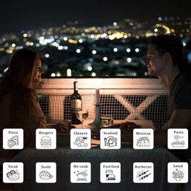 Santa Swap Gift Exchange Dice, Food Movie Dice, Stocking Stuffers for Men Women, White Elephant Gifts for Adults, for Couple, Date Night Dice, Food Dice, Valentine's Day Gifts