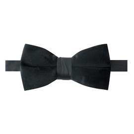 Spring Notion Men's Pretied Velvet Bow Tie Black
