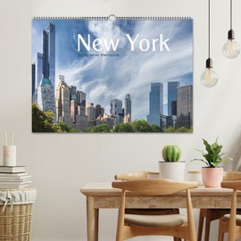 New York Pictures of a Metropolis (Wall Calendar 2025 DIN A2 Landscape), CALVENDO Monthly Calendar