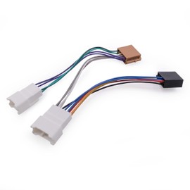 vhbw Car Radio ISO Adapter Compatible with Toyota Corolla Verso ZER, Verso ZZE (2004-2009) Car Model