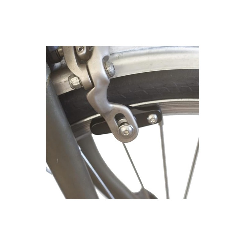 Brake Pads and Aluminium Holder for Brompton (2 Brake Pads