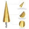 Fongmore 4-32mm HSS Titanium Coated Step Drill Bit High Speed