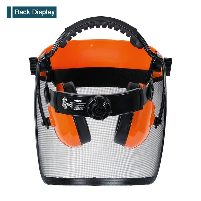 Mesh Visor Ear Muff Combination For Grass trimmer & Brush
