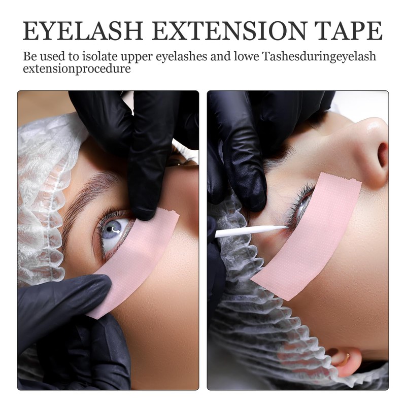 Gemsanva 2Pcs Lash Tape for Eyelash Extensions,Breathable & Easy Tear