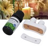 Aromatherapy Inhaler Tube Portable Silicone Nose Aroma Diffuser with 10ml