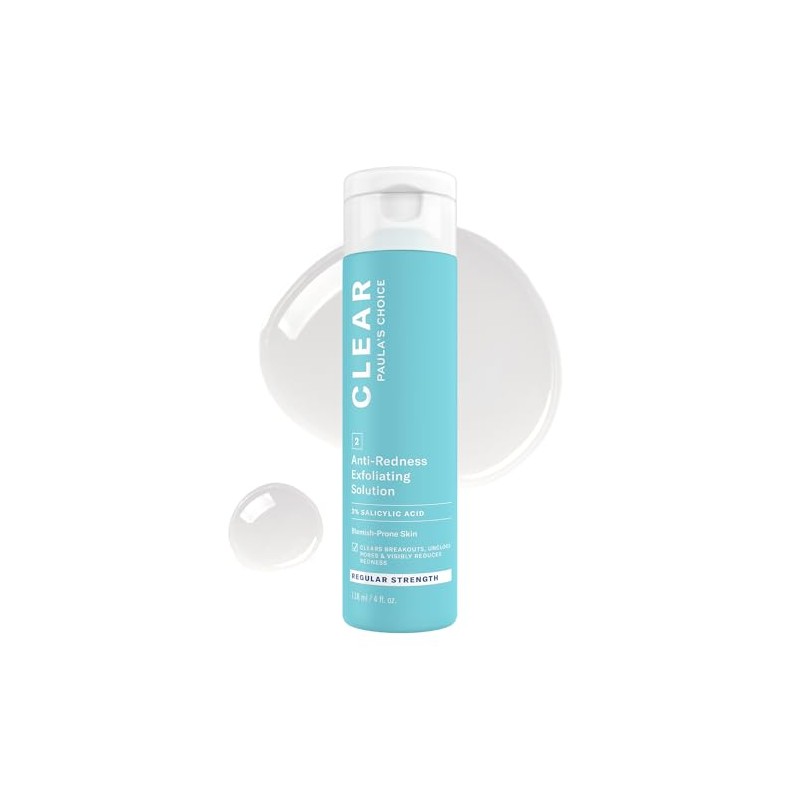 Paula's Choice CLEAR Regular Strength Anti-Redness Exfoliating Solution with 2%